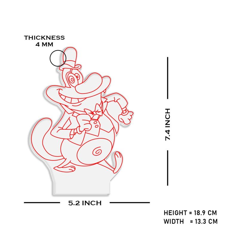 Oggy Character Design Night Lamp
